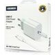 Ładowarka Jellico JELLICO ładowarka sieciowa AK180 PD 20W 1xUSB-C + kabel USB-C - USB-C Biały