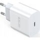 Ładowarka Jellico JELLICO ładowarka sieciowa AK180 PD 20W 1xUSB-C + kabel USB-C - USB-C Biały