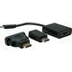 Adapter USB Value VALUE Beeldscherm Adapter USB typu C - VGA + HDMI + DVI