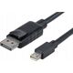 Kabel Roline Kabel ROLINE Mini DisplayPort, Mini DP - HDMI, M/M, skręcany, 1,5 m