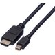 Kabel Roline Kabel ROLINE Mini DisplayPort, Mini DP - HDMI, M/M, skręcany, 1,5 m