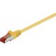 Goobay CAT 6 Kabel łączący, S/FTP (PiMF), Żółty - Długość kabla 7.5 m