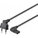 Kabel zasilający Goobay Kabel przyłączeniowy Euro, 2 m, czarny - Długość kabla 2 m