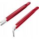Toolcraft TOOLCRAFT TO-6897171 Pincet-sæt 2 dele Flad-rund, Flad-rund, bøjet