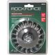 Rockforce Szczotka kątowa tarczowa twarda do szlifierek 100mm