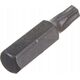 Rockforce Bit TORX T25Hx1/4" L-25mm z otworem