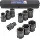 Forsage Zestaw nasadek udarowych 1/2" 10el. (6-kątnych) (10-24mm)