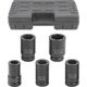 Rockforce Zestaw nasadek udarowych głębokich 1" 5el. (6-kątnych) (27-41mm)