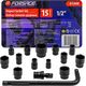 Forsage Zestaw nasadek udarowych 1/2" 15el. (6-kątnych) (10-32mm)