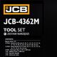 Zestaw narzędzi JCB Zestaw narzędzi 1/2" 36el. (8-32mm) (6-kątnych)