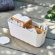 Lexon Lexon Zen large bathroom cup white LH40W8 desk organizer
