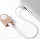 Lampka biurkowa Lexon Lexon Lucie LED clip gold/gold LL121D
