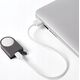 Lampka biurkowa Lexon Lexon Lucie LED clip dark gray/gun LL121X