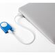 Lampka biurkowa Lexon Lexon Lucie LED clip dark gray/gun LL121X