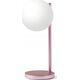 Lampa stołowa Lexon Lexon Bubble Lamp LED lamp with inductive charger 15W light pink LH70LP