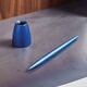Lexon Lexon Scribalu Ballpoint pen with base blue/blue LS64B1