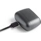 Lampa stołowa Lexon Lexon Minute Alarm Clock Mini Gray/Gun LR154X