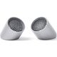 Głośnik Lexon Lexon Ray Speaker Magnetic Bluetooth Speaker Set Aluminum/Aluminum LA132RA3