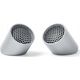 Głośnik Lexon Lexon Ray Speaker Magnetic Bluetooth Speaker Set Aluminum/Aluminum LA132RA3