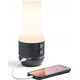 Lampa stołowa Lexon Lexon Terrace+ 3in1 LED lamp with speaker and power bank dark gray/gun LA134X
