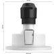 Philips Philips Hue White&Col. Amb. Xamento Einbauspot silber 1x4.2W