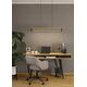 EGLO EGLO KOKOMO LANGBORD RGB CCT SORT/NATUR