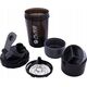Victoria Sport BIDON FITNESS SHAKER 500ML BLACK/GREY PURE 2 IMPROVE