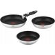 Patelnia Teesa Zestaw patelni z odłączaną rączką 22cm , 24cm 28 cm TEESA FRYING PANS SINGLE HAND