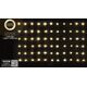 Lampki choinkowe CORTINA LAMPKI CHOINKOWE KURTYNA ŚWIETLNA ZEW/WEW 120 LED 300X60CM Z PILOTEM CIEPŁY BIAŁY