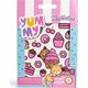 Laikinų vaikiškų tatuiruočių rinkinys Martinelia Yummy