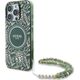 Guess GUHMP16XHCPOFPA iPhone 16 Pro Max   6.9" zielony/green hardcase IML Flowers Allover Electro With Pearl Strap MagSafe