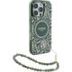 Guess GUHMP16XHCPOFPA iPhone 16 Pro Max   6.9" zielony/green hardcase IML Flowers Allover Electro With Pearl Strap MagSafe
