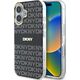DKNY DKHMP16SHRHSEK iPhone 16 6.1"        czarny/black hardcase Repeat Texture Pattern With Stripe