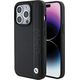 BMW BMHCP15X22RDPK iPhone 15 Pro Max  6.7" czarny/black hardcase Leather Textured & Stripe