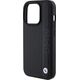 BMW BMHCP15X22RDPK iPhone 15 Pro Max  6.7" czarny/black hardcase Leather Textured & Stripe