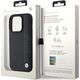 BMW BMHCP15X22RDPK iPhone 15 Pro Max  6.7" czarny/black hardcase Leather Textured & Stripe