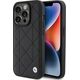 Etui BMW BMHCP15X22RQDK Apple iPhone 15 Pro Max Leather Quilted czarny/black