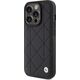 Etui BMW BMHCP15X22RQDK Apple iPhone 15 Pro Max Leather Quilted czarny/black