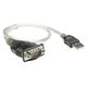 Kabel USB Manhattan USB-A - 0.45 m Przezroczysty (205146)