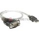 Kabel USB Manhattan USB-A - 0.45 m Przezroczysty (205146)