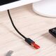 Kabel USB Unitek USB-A - USB-A 0.5 m Czarny (Y-C456GBK)