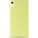 Puro Ultra Slim '0.3' Cover, Zestaw etui + Folia Na Ekran Dla Xperia M4 AQUA, Limonkowy (SNYXM4AQUA03GRN)