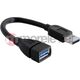 Adapter USB Delock Czarny  (82776)