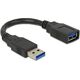Adapter USB Delock Czarny  (82776)