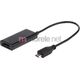 Adapter USB Gembird microUSB - HDMI + microUSB Czarny  (AMHL002)