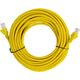Lanberg RJ-45/RJ-45 kat.5e Żółty 15m (PCU5-10CC-1500-Y)