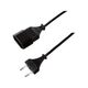 LogiLink Przedłużacz kabla zasilającego LogiLink CP123 Euro CEE 7/16 czarny 2m - CP123