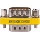 Adapter AV Akyga D-Sub (VGA) - D-Sub (VGA) żółty (AK-AD-19)