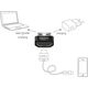 Adapter USB Delock USB - HDMI Czarny  (65680)