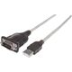 Kabel USB Manhattan USB-A - RS-232 1.8 m Przezroczysty (151849)